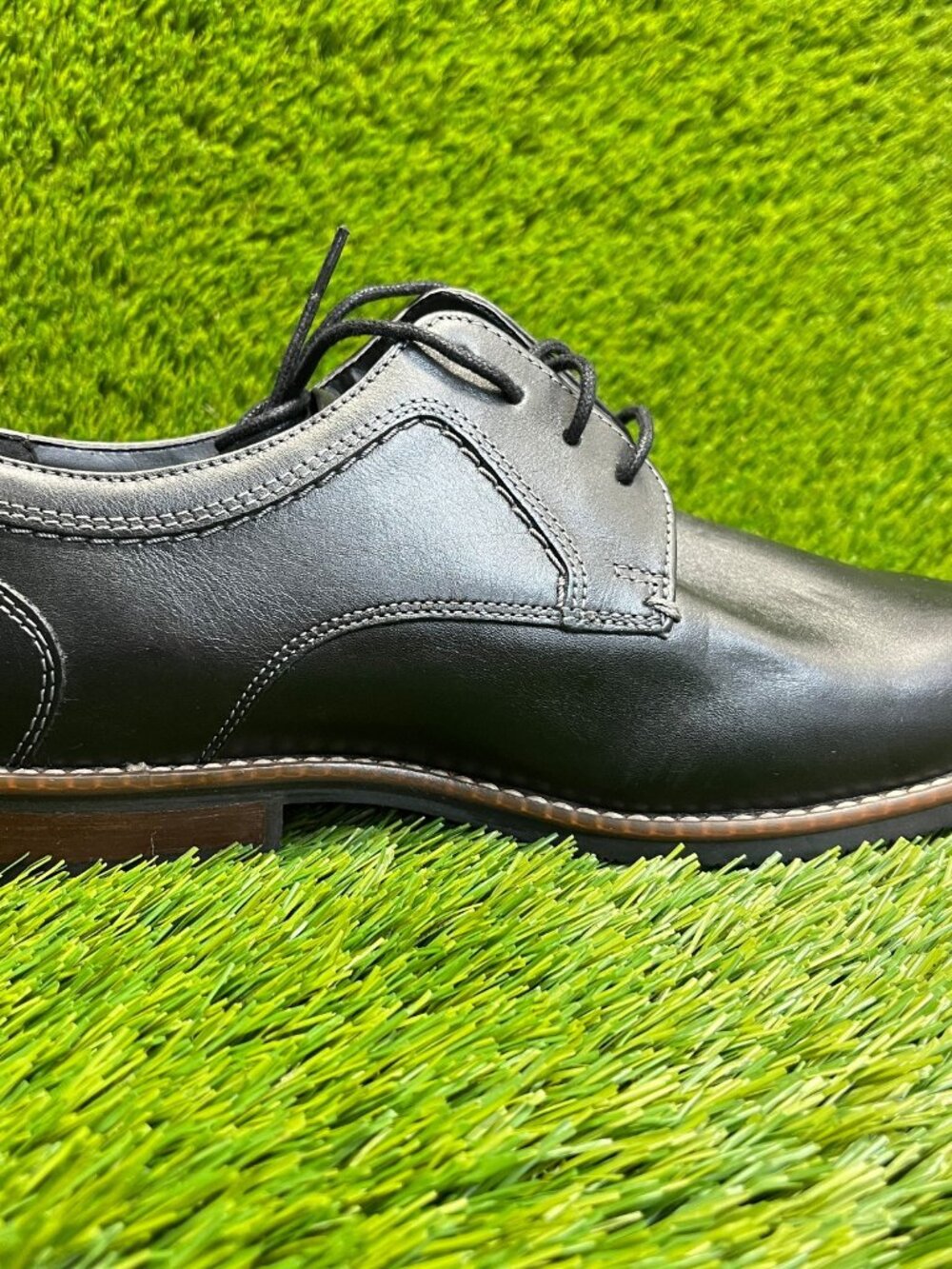 Nunn Bush Westwood Mens Size 8 Black Classic Leather Oxford Dress Shoes - Picture 4 of 10